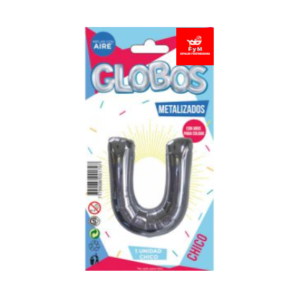 GLOBO METALIZADO CHICO - PLATEADO U