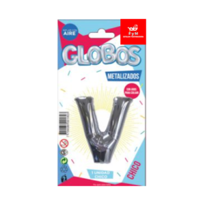 GLOBO METALIZADO CHICO - PLATEADO V