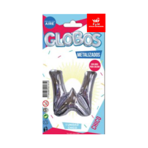 GLOBO METALIZADO CHICO - PLATEADO W