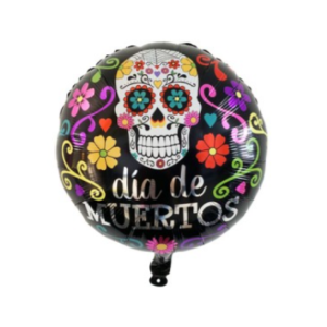 GLOBO METALIZADO FORMA CALACAS 45 x 51cm APTO HELIO