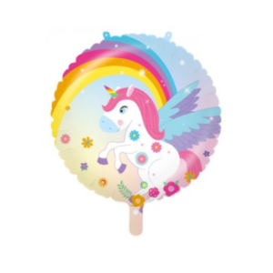 GLOBO METALIZADO REDONDO UNICORNIO SWEET APTO HELIO