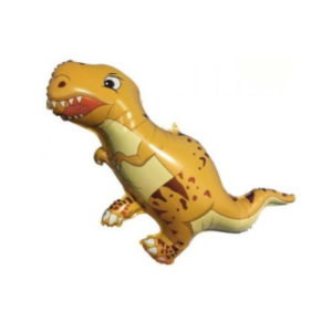 GLOBO METALIZADO FORMA T-REX 59,3 x 98,5cm APTO HELIO