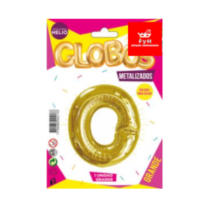 GLOBO METALIZADO GRANDE - DORADO O