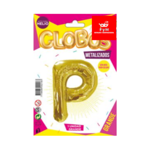 GLOBO METALIZADO GRANDE - DORADO P