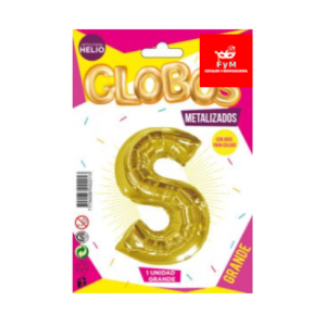 GLOBO METALIZADO GRANDE - DORADO S