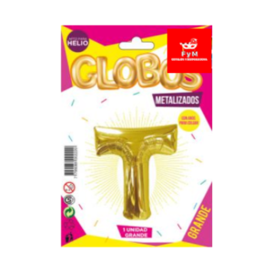 GLOBO METALIZADO GRANDE - DORADO T