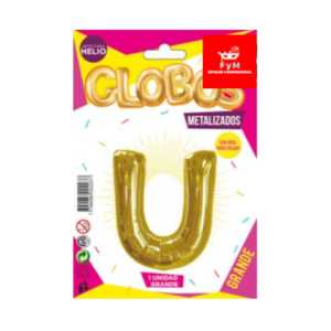 GLOBO METALIZADO GRANDE - DORADO U