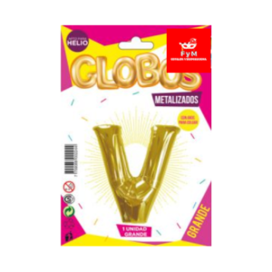 GLOBO METALIZADO GRANDE - DORADO V