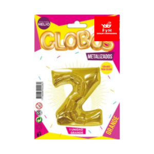 GLOBO METALIZADO GRANDE - DORADO Z