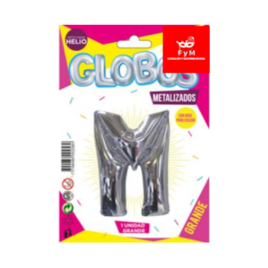 GLOBO METALIZADO GRANDE - PLATEADO M