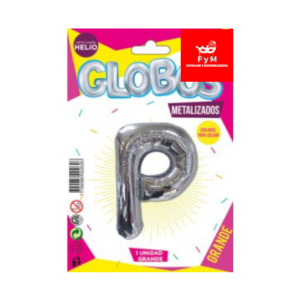 GLOBO METALIZADO GRANDE - PLATEADO P