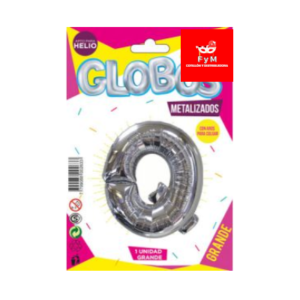 GLOBO METALIZADO GRANDE - PLATEADO Q