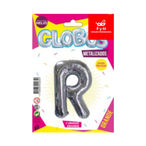 GLOBO METALIZADO GRANDE - PLATEADO R