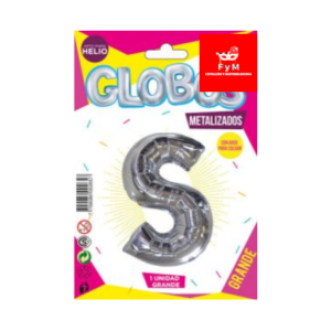 GLOBO METALIZADO GRANDE - PLATEADO S