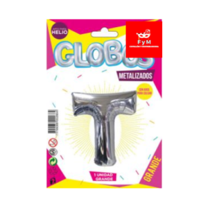 GLOBO METALIZADO GRANDE - PLATEADO T