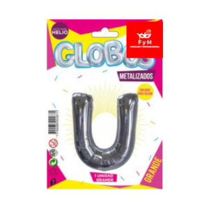 GLOBO METALIZADO GRANDE - PLATEADO U