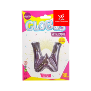 GLOBO METALIZADO GRANDE - PLATEADO W