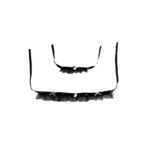 COLLAR Y PULSERA BRAZALETE VIUDA NEGRA