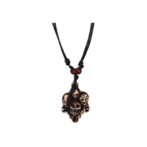 COLLAR CON ESQUELETOS VUDU