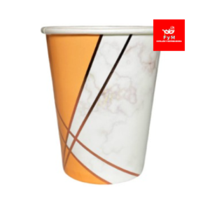VASO DE POLIPAPEL ROSA GOLD x 266cc x 6 un.