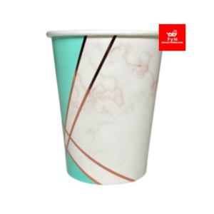 VASO DE POLIPAPEL CELESTE PASTEL x 266cc x 6 un.