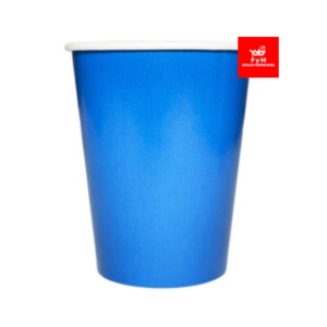 VASO DE POLIPAPEL LAMINADO AZUL 266cc x 6 un.