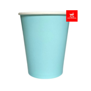 VASO DE POLIPAPEL LAMINADO CELESTE 266cc x 6 un.