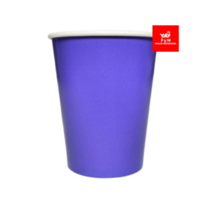 VASO DE POLIPAPEL LAMINADO *VIOLETA* 266cc x 6 un.