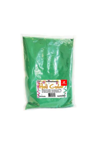 POLVO HOLI COLOR VERDE - BOLSA X 1/2 KG