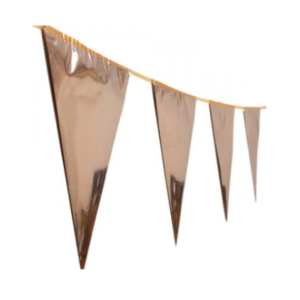 BANDERINES ROSA GOLD METALIZADO x 360cm