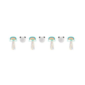BANNER PANDA Y ARCOIRIS x 200cm