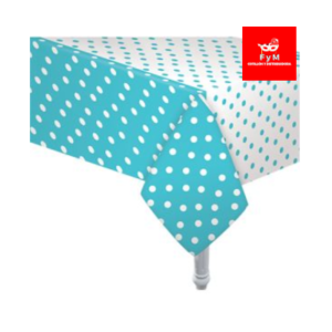 MANTEL PLASTICO LUNARES CELESTES 180cm x 130cm