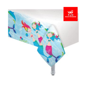 MANTEL PLASTICO SIRENITA 180cm x 130cm