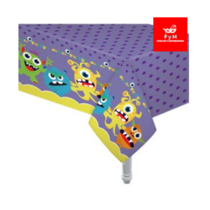 MANTEL PLASTICO MONSTRUO 180cm x 130cm