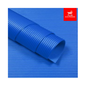 GOMA EVA CORRUGADA AZUL 60x40cm x 10 unidades