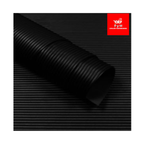 GOMA EVA CORRUGADA NEGRA 60x40cm x 10 unidades