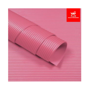 GOMA EVA CORRUGADA ROSA 60x40cm x 10 unidades
