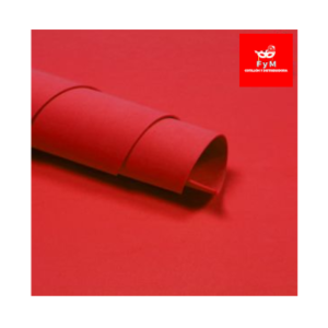 GOMA EVA LISA ROJA 60x40cm x 10 unidades
