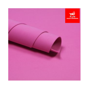 GOMA EVA LISA ROSA CARAMELO 60x40cm x 10 unidades