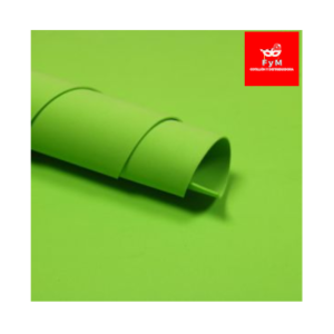 GOMA EVA LISA VERDE MANZANA 60x40cm x 10 unidades