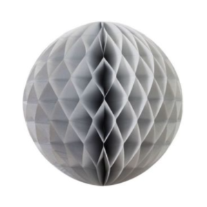 DECORACION ESFERA 25 Cm PLATEADA