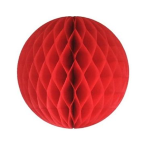 DECORACION ESFERA 25 Cm ROJA