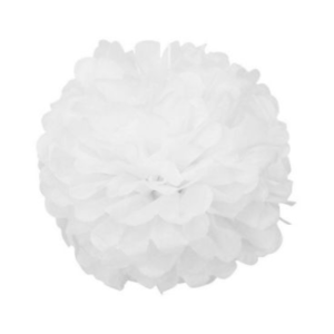 POMPON 40 Cm BLANCO