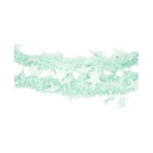 GUIRNALDA BOA CELESTE PASTEL CON ESTRELLAS 180 cm