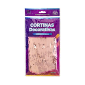 CORTINA METALICA PLATA 100x200cm