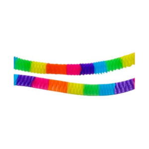 GUIRNALDA PANAL MULTICOLOR 200x8x6 Cm Bolsa x 4 un.