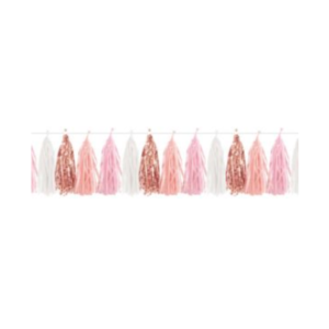 BORLAS MARMOLADAS ROSAS X 4 COLORES - 18 piezas x 300cm