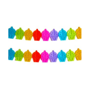 GUIRNALDA CUPCAKES MULTICOLOR 360x18x15,1 Cm