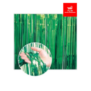 CORTINA VERDE REFORZADA 240x90 Cm