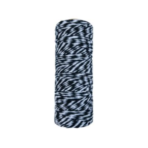 HILO BICOLOR BAKER TWINE NEGRO x carrete 50 metros